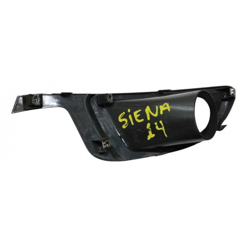 Moldura Farol Milha Dir Fiat Siena 2014