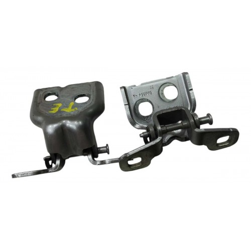Par Dobradiça Porta Tras Esq Renault Du...