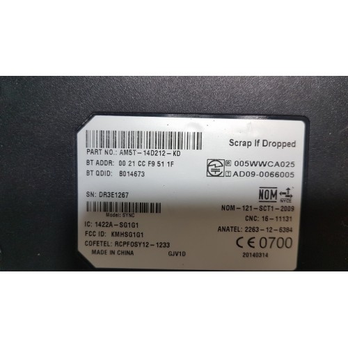 Módulo Conforto Ford Focus 2015 1.6 Manual