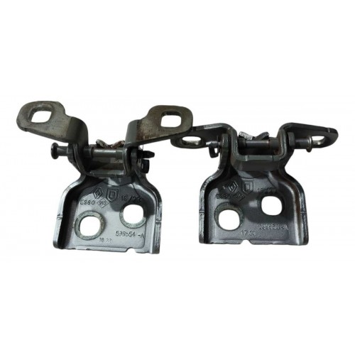 Par Dobradiça Porta Tras Esq Renault Du...