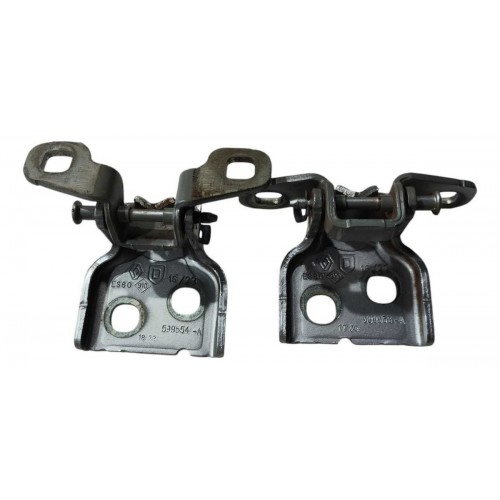 Par Dobradiça Porta Tras Esq Renault Du...